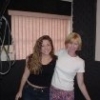 Jill and Jamie Floyd in the studio.